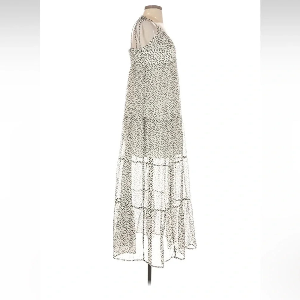 Abercrombie & Fitch Black and White Patterned Maxi Dress